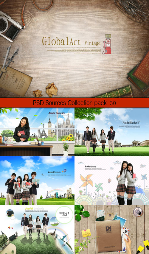 PSD Sources Collection pack 30