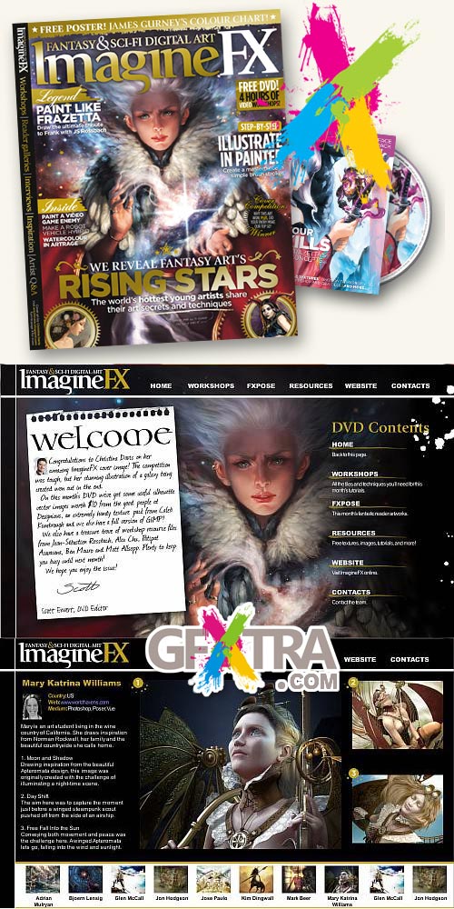 ImagineFX Fantasy & Sci-Fi Digital Art - Issue 61 DVD