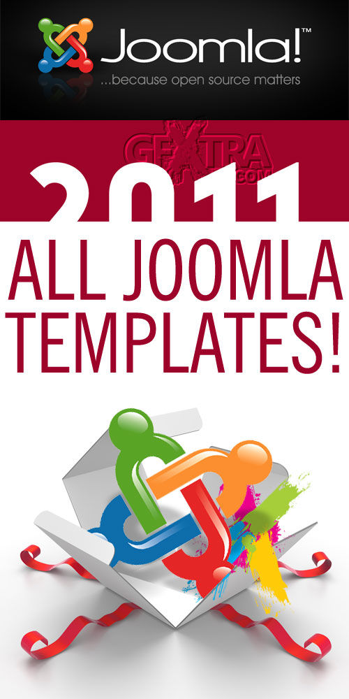 All Joomla Templates of 2011, 20GB