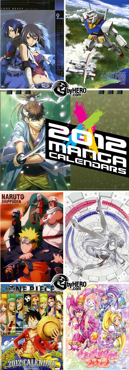 7 Official Manga Calendars UHQ