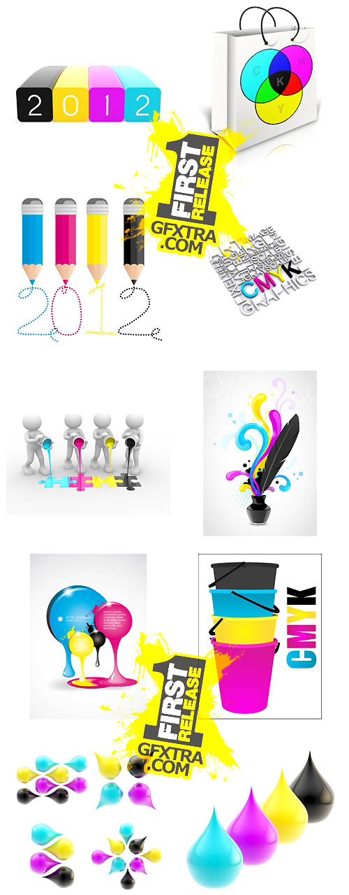 Shutterstock - 50 UHQ photos & EPS - CMYK objects