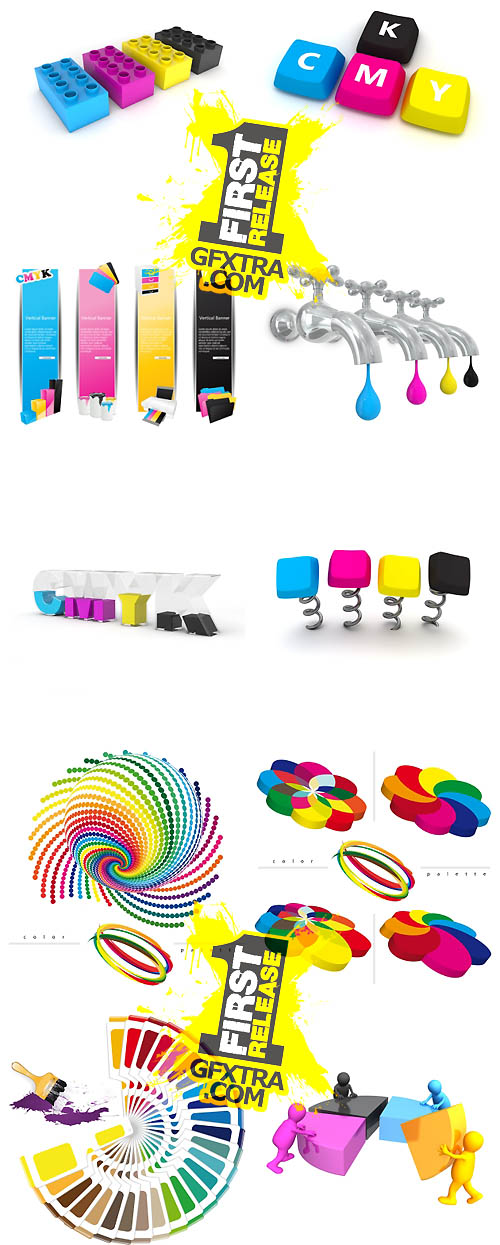 Shutterstock - 50 UHQ photos & EPS - CMYK objects