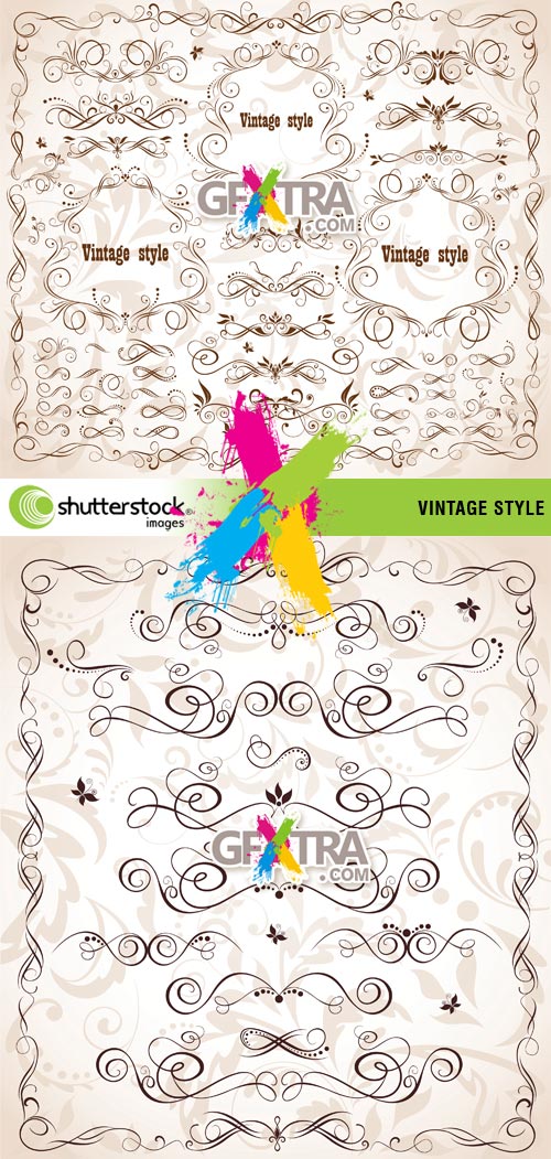 Stock Vector - Vintage Style