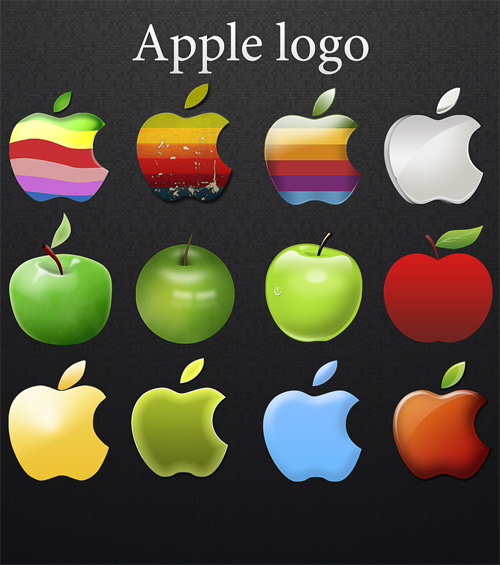PSD Sources - Apple Corporate Logo Templates - Icons