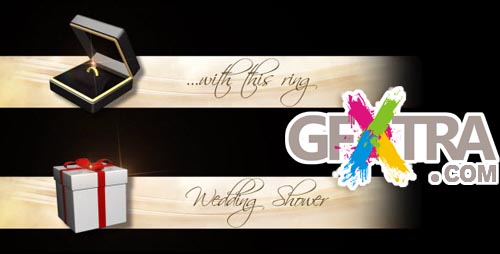 Videohive footage Lower Third Wedding Rings & Gifty
