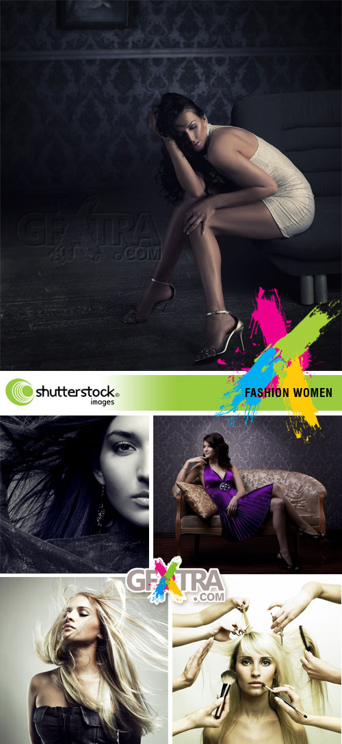 Fashion Women 5xJPGs - Shutterstock