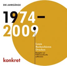 Konkret Magazin Archiv CD 1974 - 2009 Full Year Collection