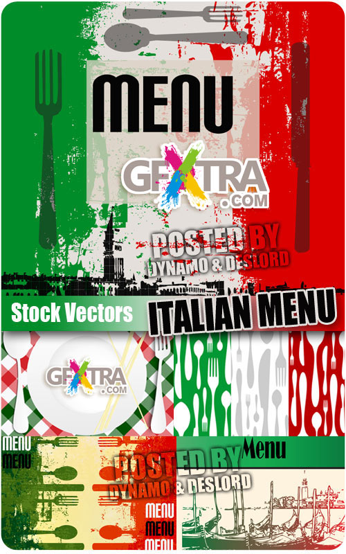 Italian Menu - Stock Vectors