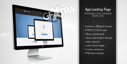 App Landing Page - ThemeForest