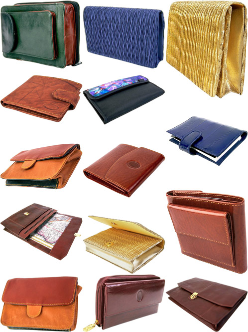 Different set of leather wallets