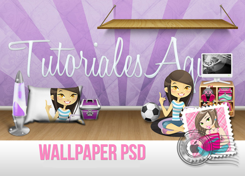 Wallpaper psd for Photoshop