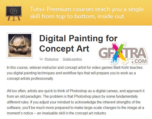 Digital Painting for Concept Art - Tutsplus Premium Course