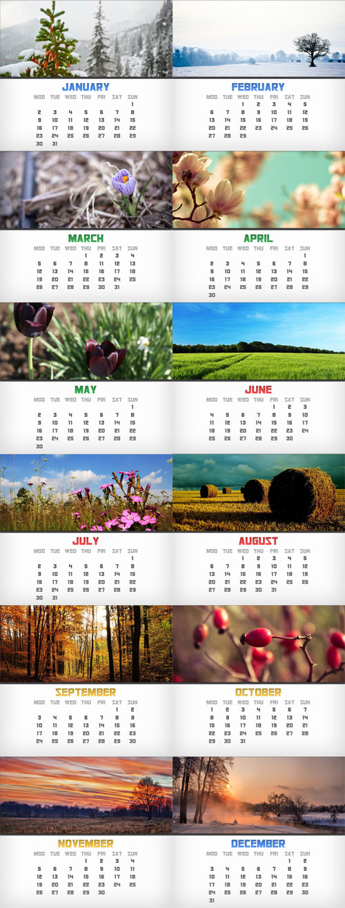 New Calendar on 2012