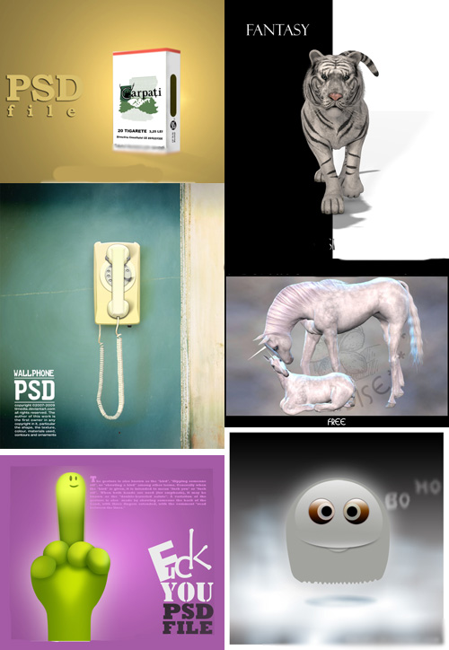 PSD source collection for Photoshop 2011 pack # 77
