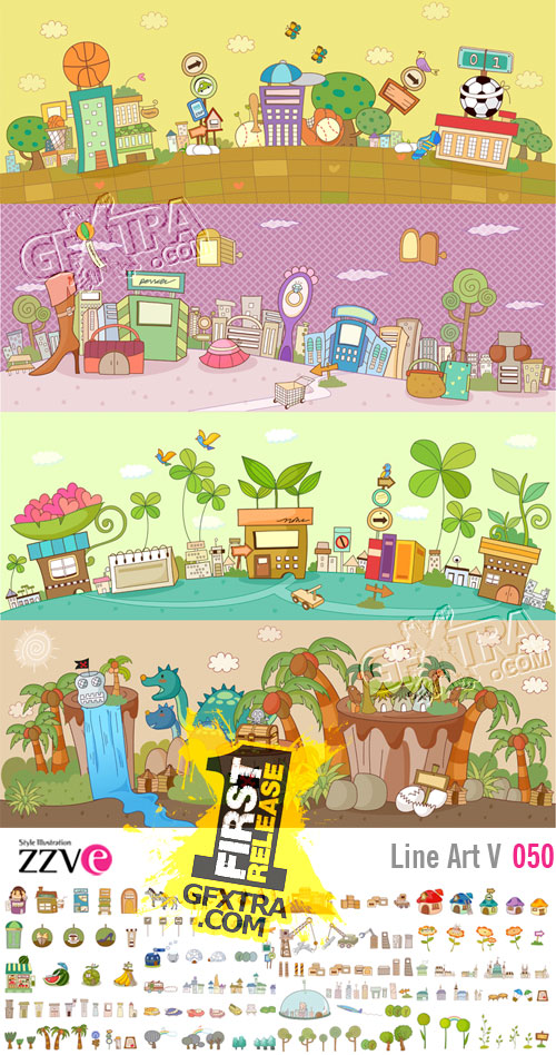 ZZVe 050 Line Art 05 EPS