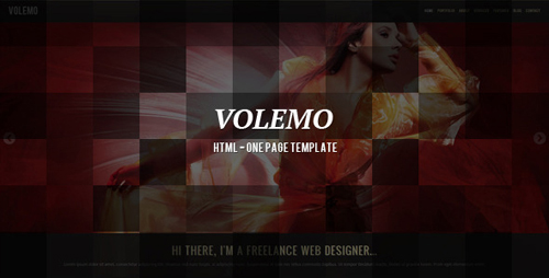 ThemeForest - Volemo - HTML One Page Template - Rip