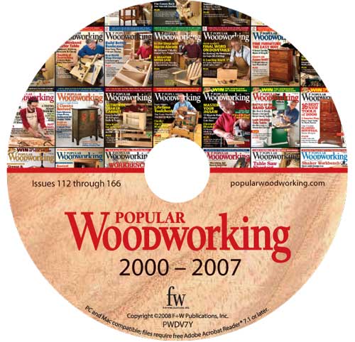 Popular Woodworking CD 2000-2007