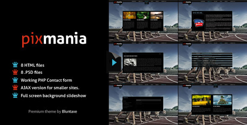 ThemeForest - Pixmania - Portfolio for the creative - Rip