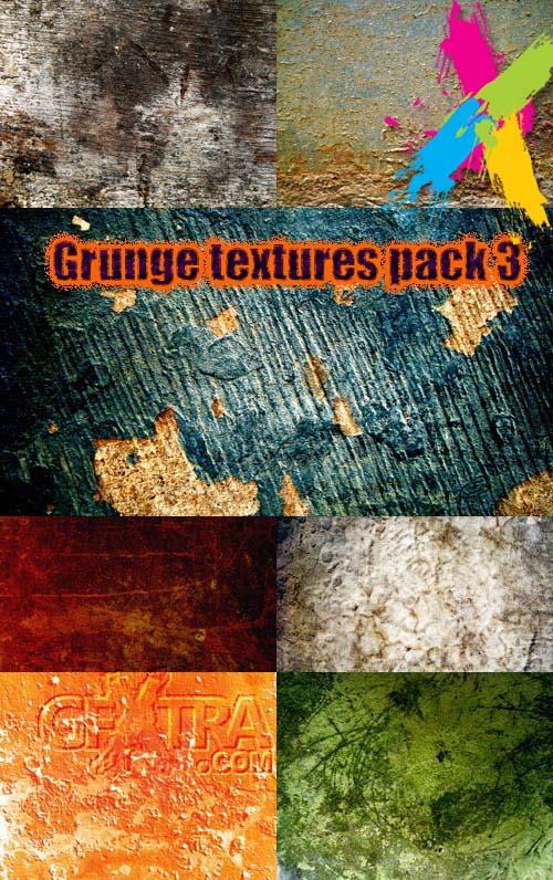 Grunge textures pack 3