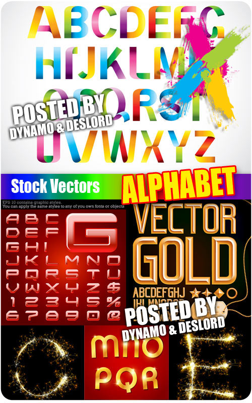 Alphabet - Stock Vectors