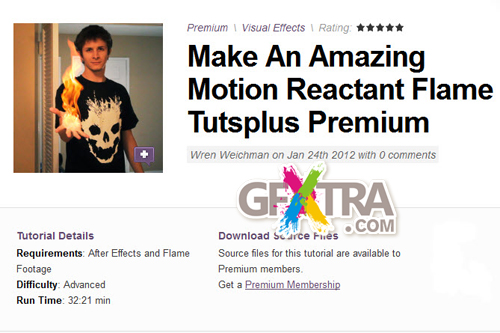 AETuts+ Make An Amazing Motion Reactant Flame – Tutsplus Premium