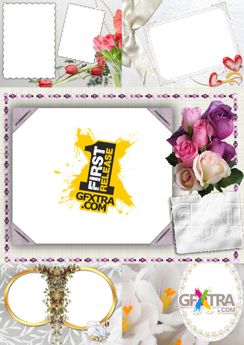Collection of Photo frames for Valentine\'s Day pack 2