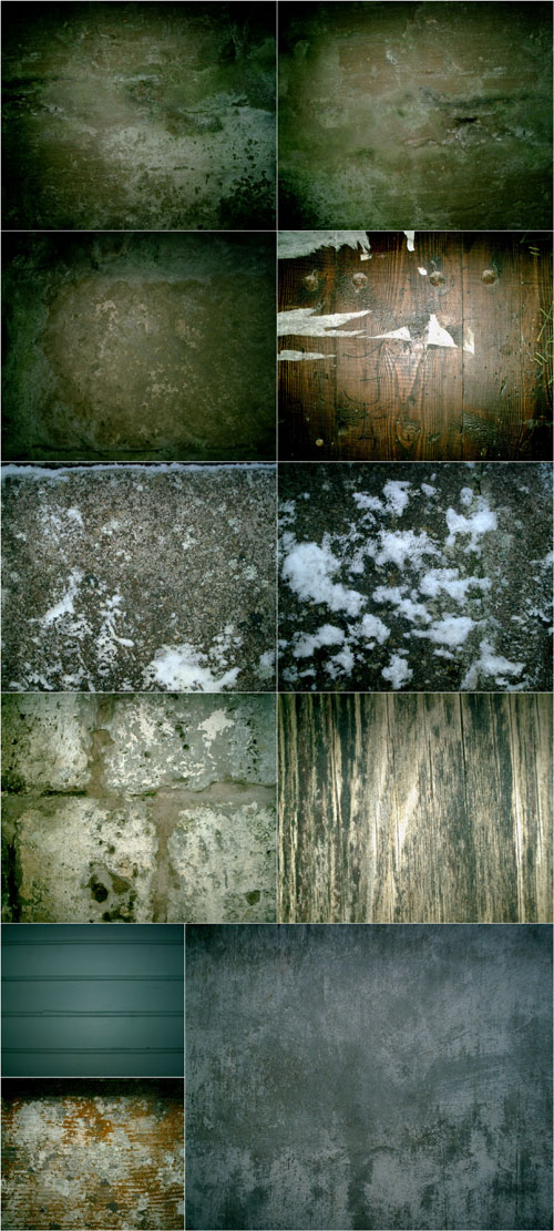 New Textures 2012 - Different Dirty Surfaces - Woods, Walls, Asphalts