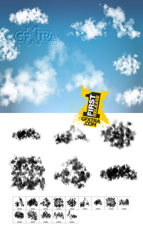 Cloud Formations Brushes Set