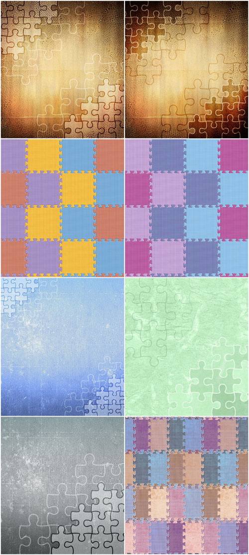 New Colored Textures - Creative Puzzles Backgrounds