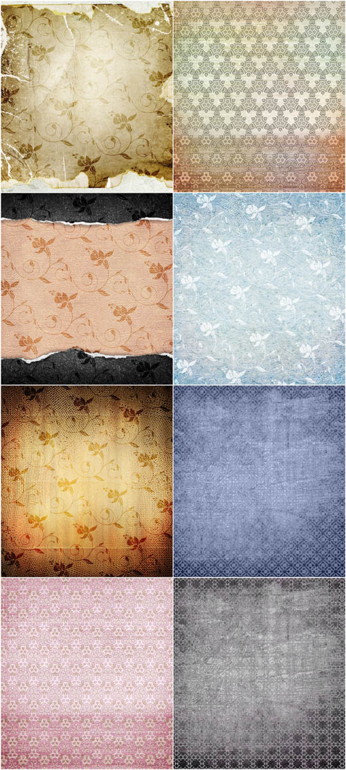 New Textures - Colored Ornaments Adn Patterns Backgrounds