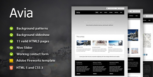 ThemeForest - Avia - Clean Business Template - Rip
