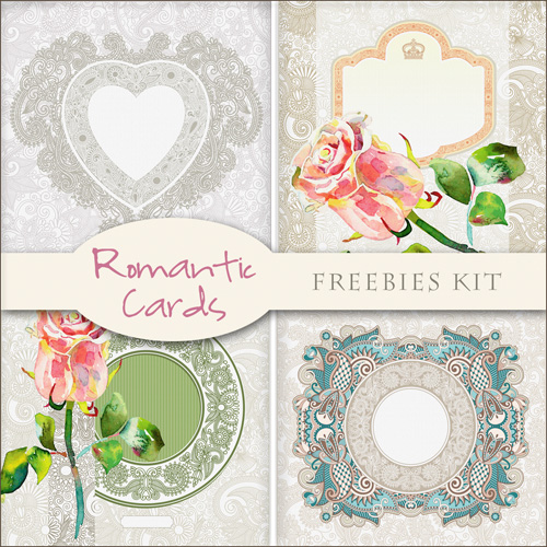 New 2012 Romantic Cards Backgrounds For Valentines Day