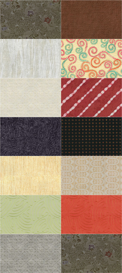 New Textures 2012 - Different Seamless fabrics 