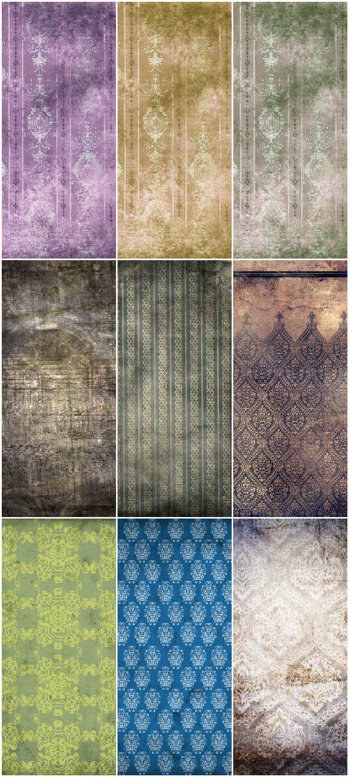 Textures - New 2012 Dirty Vintage Style Backgrounds