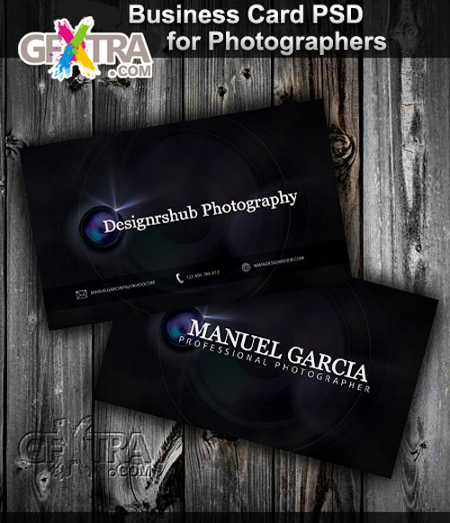 Business Card Psd for Photographer