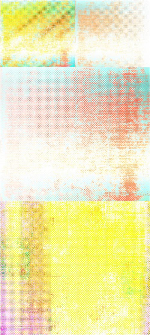 Colored Backgrounds 2012 - Half-Tone Papers For Creative Design