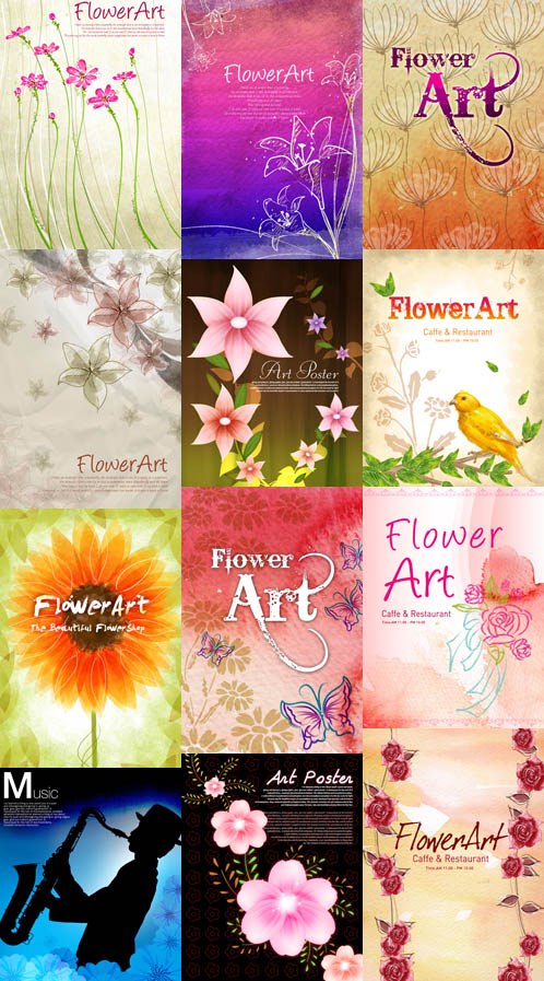 PSD Flowers Spring collection for Photoshop 2012 pack 4