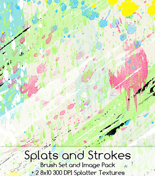 Brushes Splats and strokes