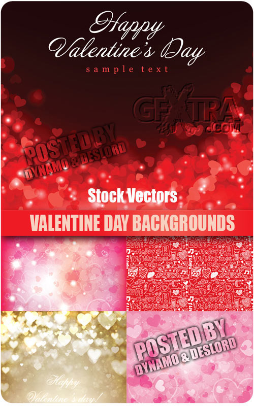 Valentines day background - Stock Vectors