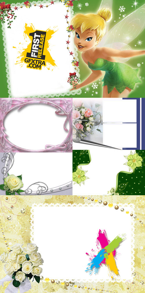 Collection of Photo frames for Valentine\'s Day pack 17