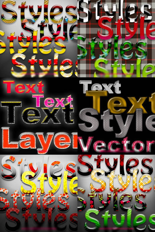 Photoshop Text Layer Styles Pack 23