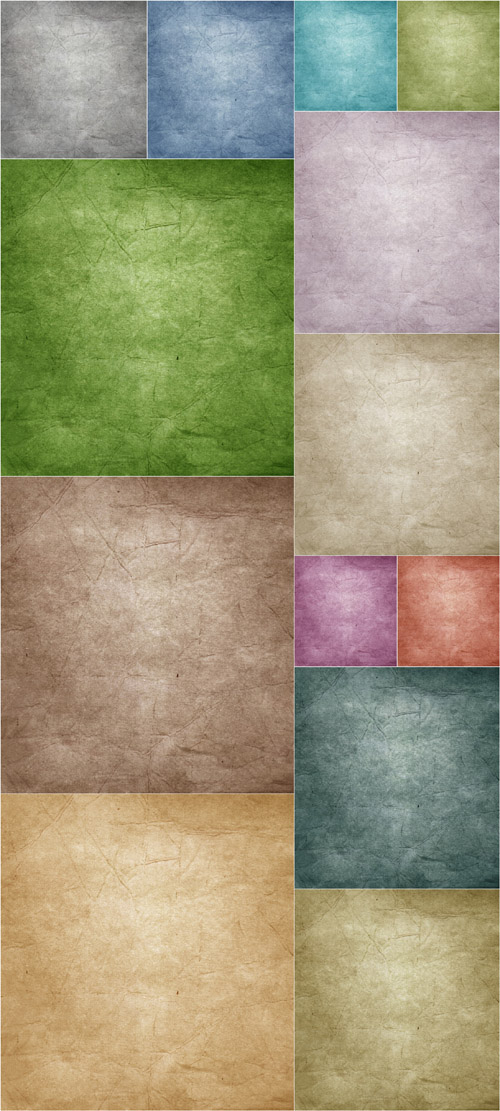 Creative Backgrounds 2012 - Grunge Style Colored Paper