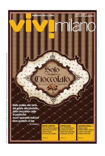 viviMilano de Il Corriere Della Sera N.3 (25.01.2012)