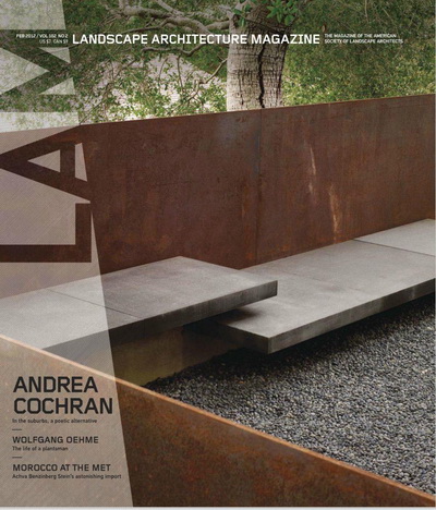 Landscape Architecture Magazine February 2012