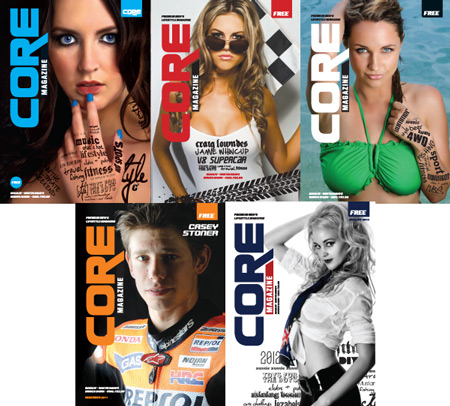 CORE Magazine issues 1-5 2011/2012