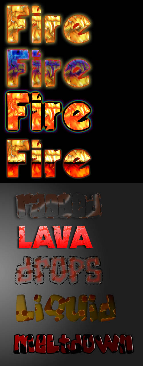Fire Photoshop Layer Style