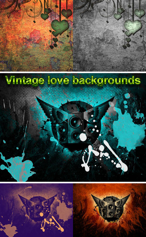 Vintage Love Backgrounds