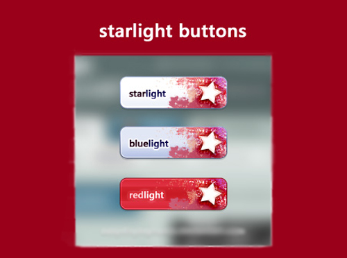Star light buttons menu