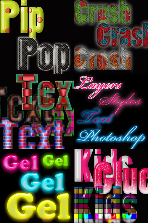 Photoshop Text Layer Styles Pack 26