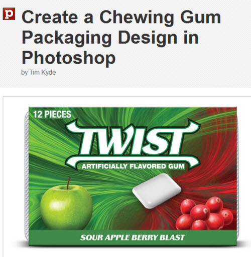 Create a Chewing Gum Packaging Design in Photoshop – Tuts+ Premium Tutorial